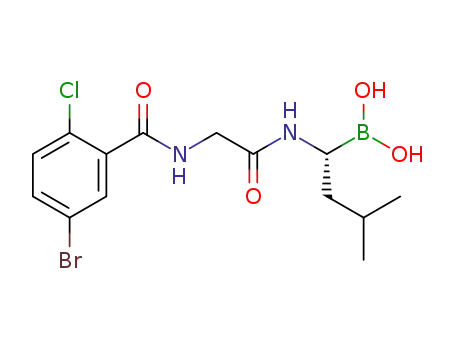 [(1R)-1-{2-[(5-bromo-2-chlorophenyl)formamido]acetamido}-3-methylbutyl]boronic acid