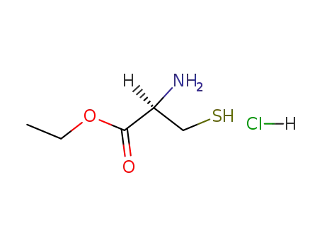 Molecular Structure of 868-59-7 (L-Cysteine ethyl ester hydrochloride)