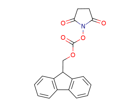 82911-69-1,N-(9-Fluorenylmethoxycarbonyloxy)succinimide,9-Fluorenylmethylsuccinimidyl carbonate;2,5-Pyrrolidinedione, 1-(((9H-fluoren-9-ylmethoxy)carbonyl)oxy)-;Fmoc-OSu;N-(9-FluorenylmethoxyCar;(2,5-dioxopyrrolidin-1-yl) 9H-fluoren-9-ylmethyl carbonate;Fmoc-onsu;N-(9H-fluoren-2-ylmethoxycarbonyloxy)succinimide;Fmoc;N-(9-FluorenylmethoxyCarbonyloxy) Succinimide;N-(9-Fluorenylmethoxycarbonyloxy)-succinimide;Fluoren-9-ylmethyl succinimidyl carbonate;Fmoc-OSu (9-Fluorenylmethyl succinimidyl carbonate);Carbonic acid 2,5-dioxo-pyrrolidin-1-yl ester 9H-fluoren-9-ylmethyl ester;9-Fluorenylmethyl succinimidyl carbonate;Fmoc-ONSu;N-(9-Fluorenylmethoxycarbonyloxy) Succinimide;9-Fluorenylmethyl N-succinimidyl carbonate;