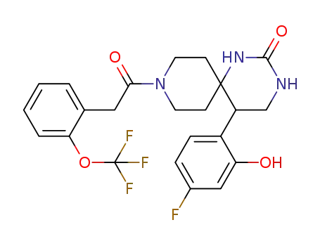 5-(4-fluoro-2-hydroxyphenyl)-9-{[2-(trifluoromethoxy)phenyl]acetyl}-1,3,9-triazaspiro[5.5]undecan-2-one