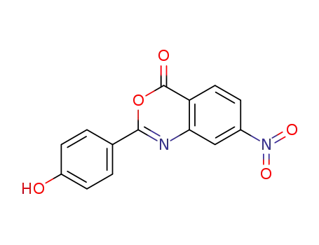 2-(4-hydroxyphenyl)-7-nitro-4H-benzo[d][1,3]oxazin-4-one