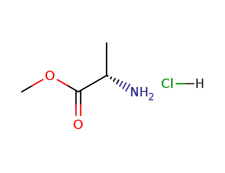 Molecular Structure of 2491-20-5 (L-Alanine methyl ester hydrochloride)
