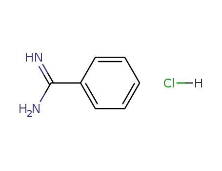 Molecular Structure of 1670-14-0 (Benzamidine hydrochloride)