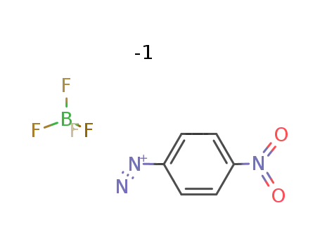 Molecular Structure of 456-27-9 (4-NITROBENZENEDIAZONIUM TETRAFLUOROBORATE)