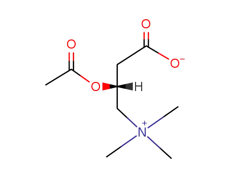 Molecular Structure of 3040-38-8 (L-Acetylcarnitine)