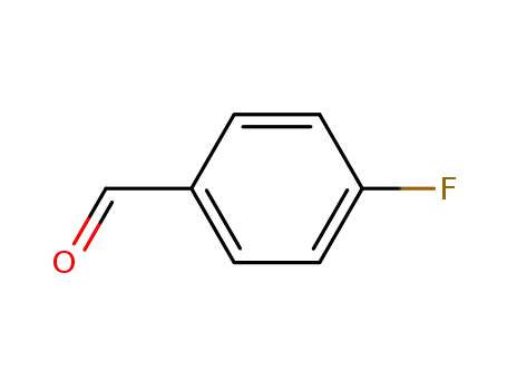 Molecular Structure of 459-57-4 (4-Fluorobenzaldehyde)
