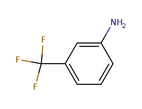 Molecular Structure of 98-16-8 (3-Aminobenzotrifluoride)