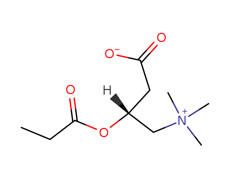 1-Propanaminium, 3-carboxy-N,N,N-trimethyl-2-(1-oxopropoxy)-, inner salt, (R)-(20064-19-1)