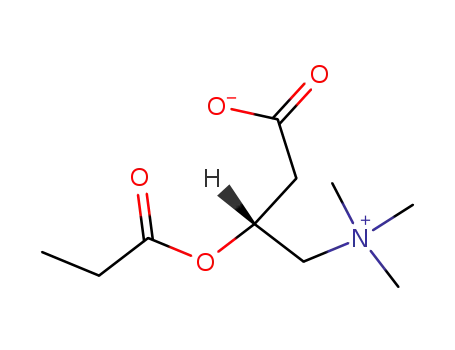 Molecular Structure of 20064-19-1 (PROPIONYL-L-CARNITINE HYDROCHLORIDE)