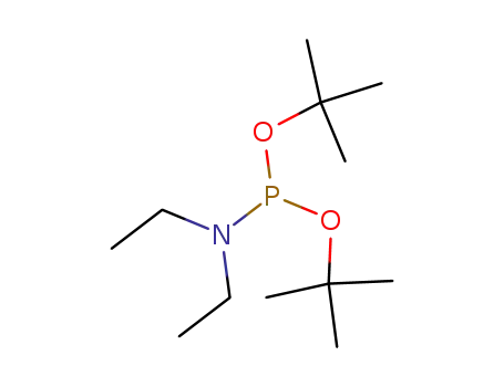 Molecular Structure of 117924-33-1 (Di-tert-butyl N,N-diethylphosphoramidite)