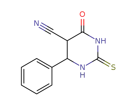 5-Cyano-4-oxo-6-phenyl-2-thioxohexahydropyrimidine