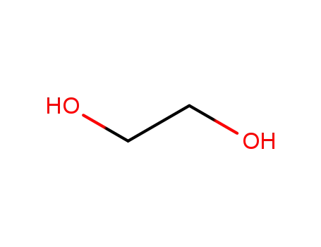Molecular Structure of 107-21-1 (Ethylene glycol)