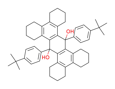 9,18-Bis-(4-tert-butyl-phenyl)-1,2,3,4,5,6,7,8,9,10,11,12,13,14,15,16,17,18-octadecahydro-phenanthro[9,10-b]triphenylene-9,18-diol