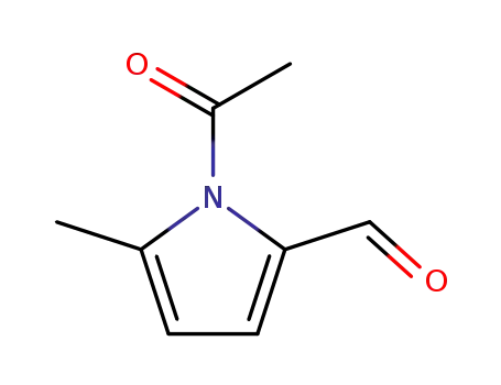 1H-Pyrrole-2-carboxaldehyde, 1-acetyl-5-methyl- (9CI)