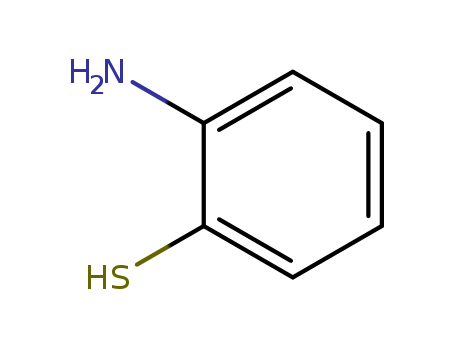 137-07-5,2-Aminobenzenethiol,NSC 106635;o-Aminobenzenethiol;o-Aminophenyl mercaptan;o-Aminothiophenol;o-Mercaptoaniline;a-Aminothiophenol;Benzenethiol,2-amino-;Benzenethiol,o-amino- (6CI,8CI);1-Amino-2-mercaptobenzene;2-Amino-1-mercaptobenzene;2-Aminophenyl mercaptan;2-Mercaptoaniline;2-Thioaniline;