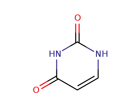 Molecular Structure of 66-22-8 (Uracil)