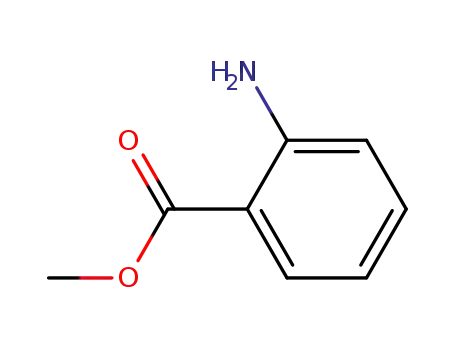 Molecular Structure of 134-20-3 (Methyl anthranilate)