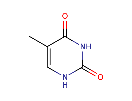 65-71-4,Thymine,Thymine(8CI);2,4-Dihydroxy-5-methylpyrimidine;4-Hydroxy-5-methylpyrimidin-2(1H)-one;5-Methyl-1,2,3,4-tetrahydropyrimidine-2,4-dione;5-Methyl-2,4(1H,3H)-pyrimidinedione;5-Methyl-2,4-dihydroxypyrimidine;5-Methylpyrimidine-2,4-dione;5-Methyluracil;NSC 14705;NSC 168663;2,4(1H,3H)-Pyrimidinedione, 5-methyl-;2,4-pyrimidinediol, 5-methyl-;4-Hydroxy-5-methylpyrimidin-2(1H)-one;