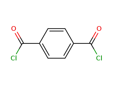 Molecular Structure of 100-20-9 (Terephthaloyl chloride)