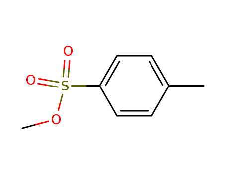 80-48-8,Methyl p-toluenesulfonate,Methyl p-tosylate;Methyltoluene-4-sulfonate;Methyl tosylate;Methyl toluenesulfonate;Toluene-4-sulfonic acid methyl ester;p-Methylbenzenesulfonic acid methyl ester;NSC 406335;Methyl 4-methylbenzenesulfonate;p-Toluenesulfonicacid, methyl ester (6CI,7CI,8CI);Benzenesulfonic acid,4-methyl-, methyl ester;