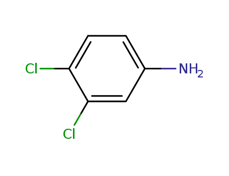 Molecular Structure of 95-76-1 (3,4-Dichloroaniline)