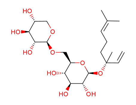 (3S)-linaloyl β-D-xylopyranosyl-(1->6)-β-D-glucopyranoside
