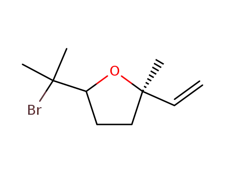 (R)-5-(1-Bromo-1-methyl-ethyl)-2-methyl-2-vinyl-tetrahydro-furan