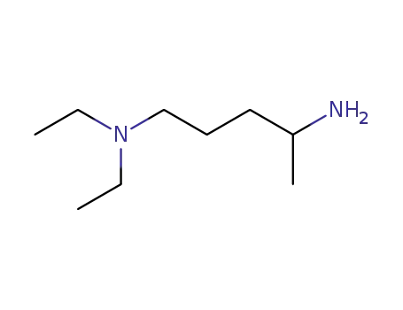 Molecular Structure of 140-80-7 (2-Amino-5-diethylaminopentane)