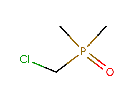 Molecular Structure of 1638-75-1 (Chloromethyl(dimethyl)phosphine Oxide)
