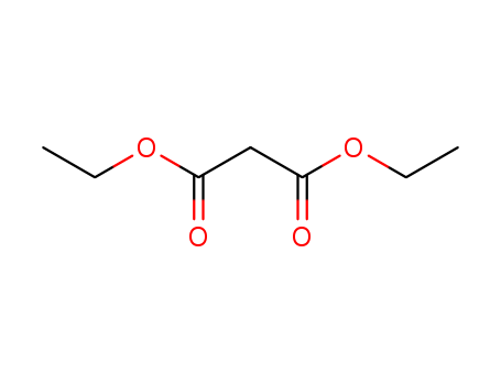 105-53-3,Diethyl malonate,Diethyl propanedioate;Propanedioic acid, diethyl ester;Carbethoxyacetic ester;Dicarbethoxymethane;Methanedicarboxylic acid, diethyl ester;Malonic ester;Malonic acid, diethyl ester;Ethyl Malonate;Propanedioic acid, 1,3-diethyl ester;