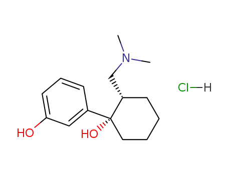 Molecular Structure of 16412-54-7 (rac O-Desmethyl Tramadol Hydrochloride)
