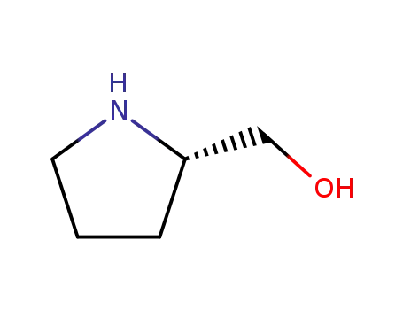 Molecular Structure of 23356-96-9 (L-(+)-Prolinol)