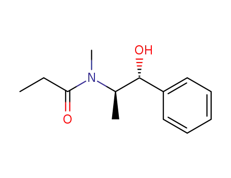 Molecular Structure of 192060-67-6 (Propanamide, N-[(1R,2R)-2-hydroxy-1-methyl-2-phenylethyl]-N-methyl-)