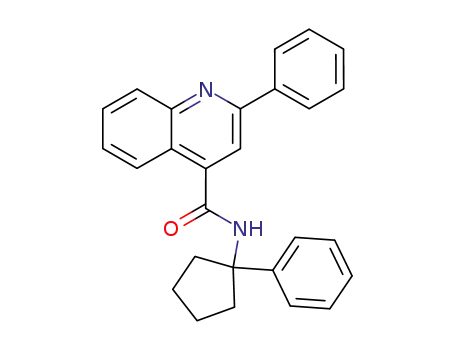 N-(1-phenylcyclopentyl)-2-phenylquinoline-4-carboxamide