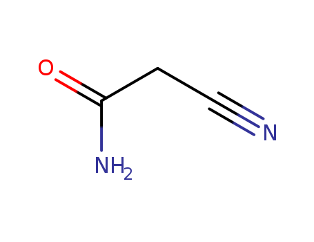 107-91-5,2-Cyanoacetamide,Acetamide,cyano- (7CI);Malonamide nitrile;Propionamide, 3-nitrilo-;Malonic acid, monoamide mononitrile;Kyanacetamid;cyanoiminoaceticacid;Cyanacetamide;amidkyselinykyanoctove;3-Nitrilo-propionamide;2-cyano-acetamid;