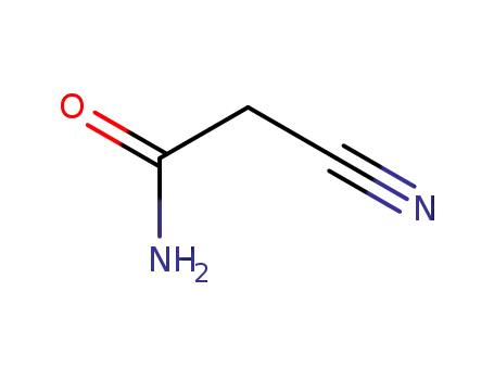 Molecular Structure of 107-91-5 (2-Cyanoacetamide)