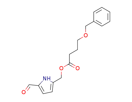 methyl-(5-formyl-1H-pyrrole-2-yl)-4-benzyloxybutyrate