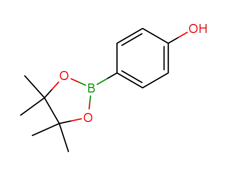 Molecular Structure of 269409-70-3 (4-Hydroxyphenylboronic acid pinacol ester)