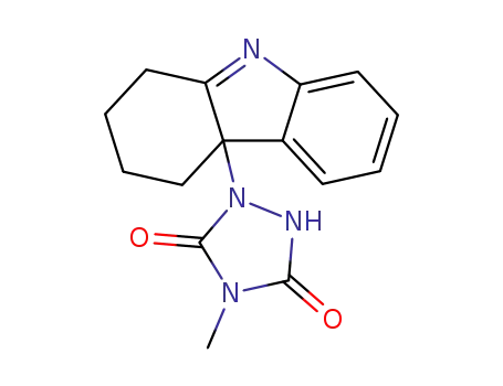 4-methyl-1-(1,2,3,4-tetrahydro-carbazol-4a-yl)-[1,2,4]triazolidine-3,5-dione