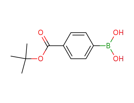 Molecular Structure of 850568-54-6 (4-(TERT-BUTOXYCARBONYL)PHENYLBORONIC ACID)