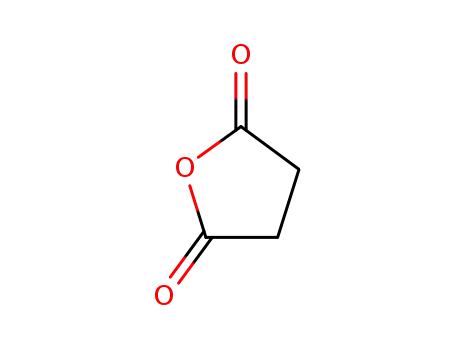 Molecular Structure of 108-30-5 (Succinic anhydride)