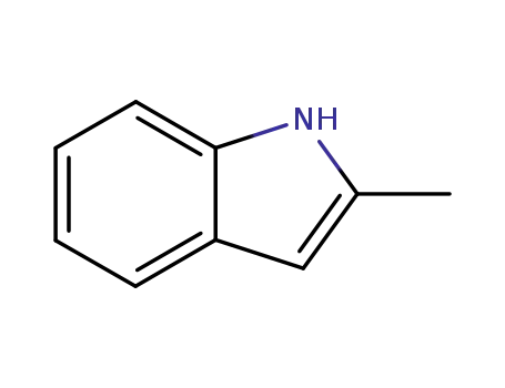 Molecular Structure of 95-20-5 (2-Methylindole)