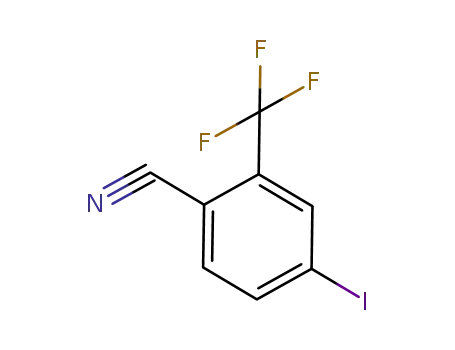 Molecular Structure of 101066-87-9 (4-IODO-2-(TRIFLUOROMETHYL)BENZONITRILE)