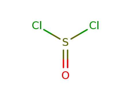 Molecular Structure of 7719-09-7 (Thionyl chloride)