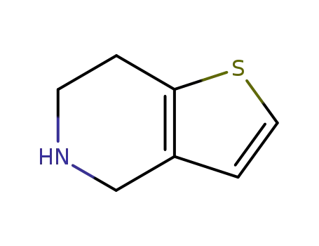 Molecular Structure of 54903-50-3 (4,5,6,7-Tetrahydrothieno[3,2-c]pyridine)