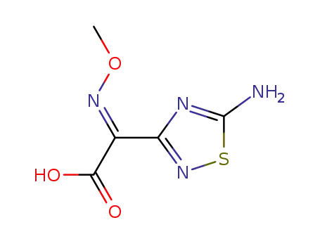 2-(5-amino-1,2,4-thiadiazol-3-yl)-2(Z)-2-methoxyiminoacetic acid