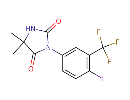 5,5-dimethyl-3-(4-iodo-3-(trifluoromethyl) phenyl) 2,4-imidazolidinedione