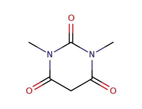 Molecular Structure of 769-42-6 (1,3-Dimethylbarbituric acid)