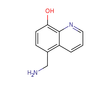 Molecular Structure of 81748-72-3 (5-AMINOMETHYL-QUINOLIN-8-OL)