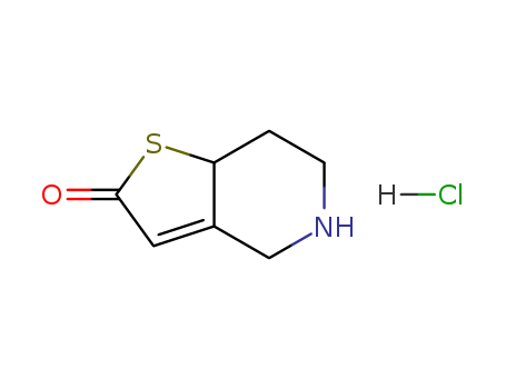 5,6,7,7a-tetrahydrothiopheno [3,2-c] pyridine-2(4H) -ketone hydrochloride